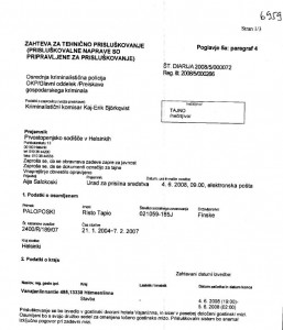 S tehnicno prisluskovanje